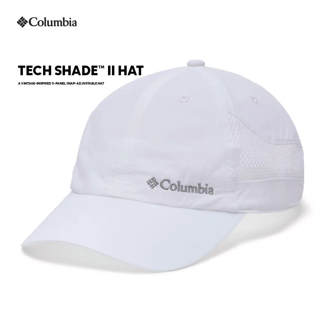 Columbia Unisex White Omni-Wick Tech Shade II Hat