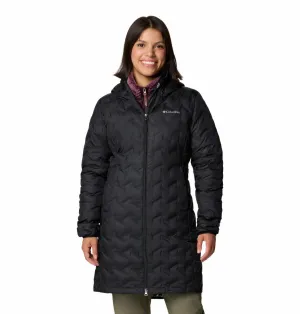 Columbia Women Black Omni-Heat Reflective Delta Ridge II Long Down Jacket