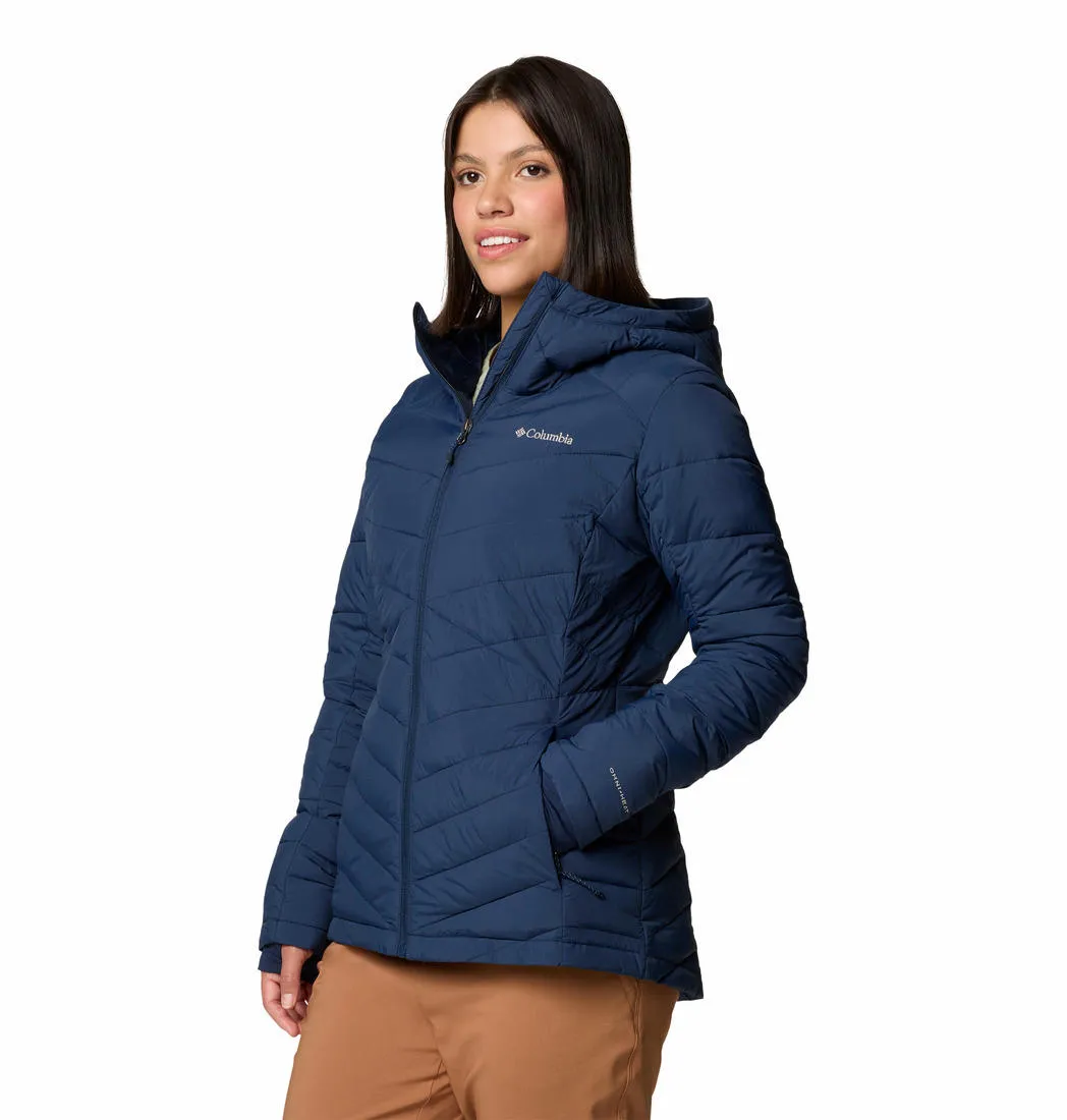 Columbia Women Blue Omni-Heat Infinity Joy Peak II Hooded Jacket