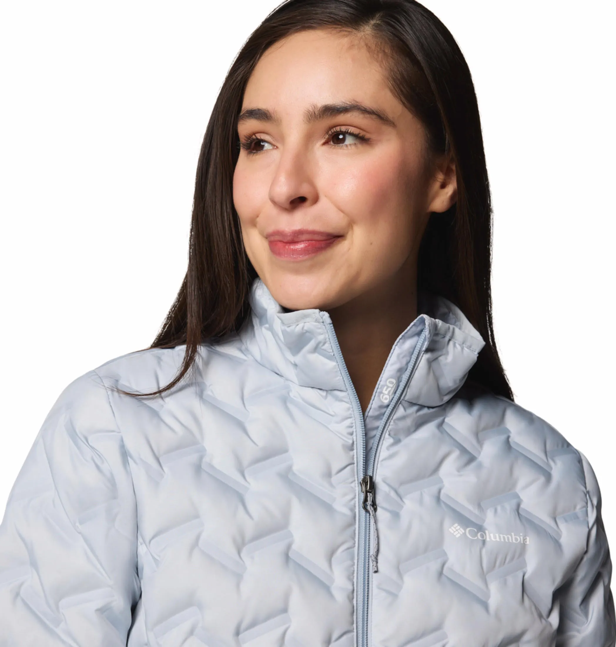 Columbia Women Grey Omni-Heat Reflective Delta Ridge II Down Jacket