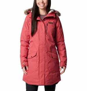 Columbia Women Pink Omni-Heat Reflective Suttle Mountain Long Insulated Jacket