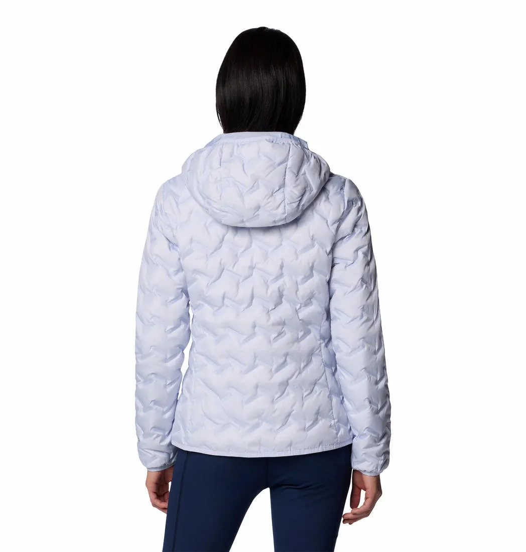 Columbia Women Purple Omni-Heat Reflective Delta Ridge II Hooded Down Jacket