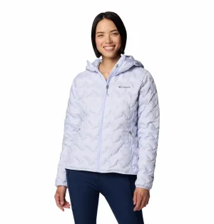 Columbia Women Purple Omni-Heat Reflective Delta Ridge II Hooded Down Jacket