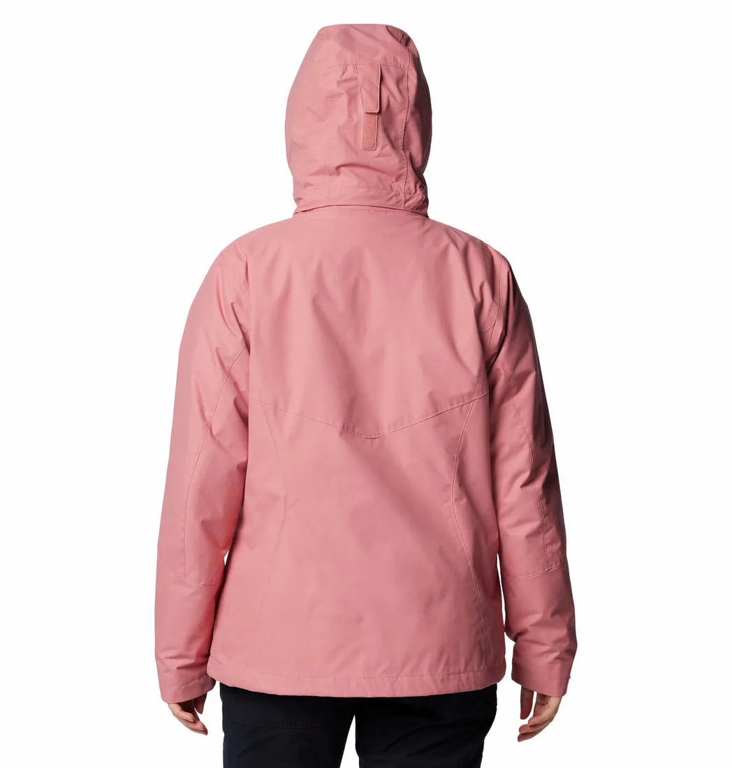 Columbia Women Red Omni-Heat Reflective Bugaboo III Inetrchangeable Jacket
