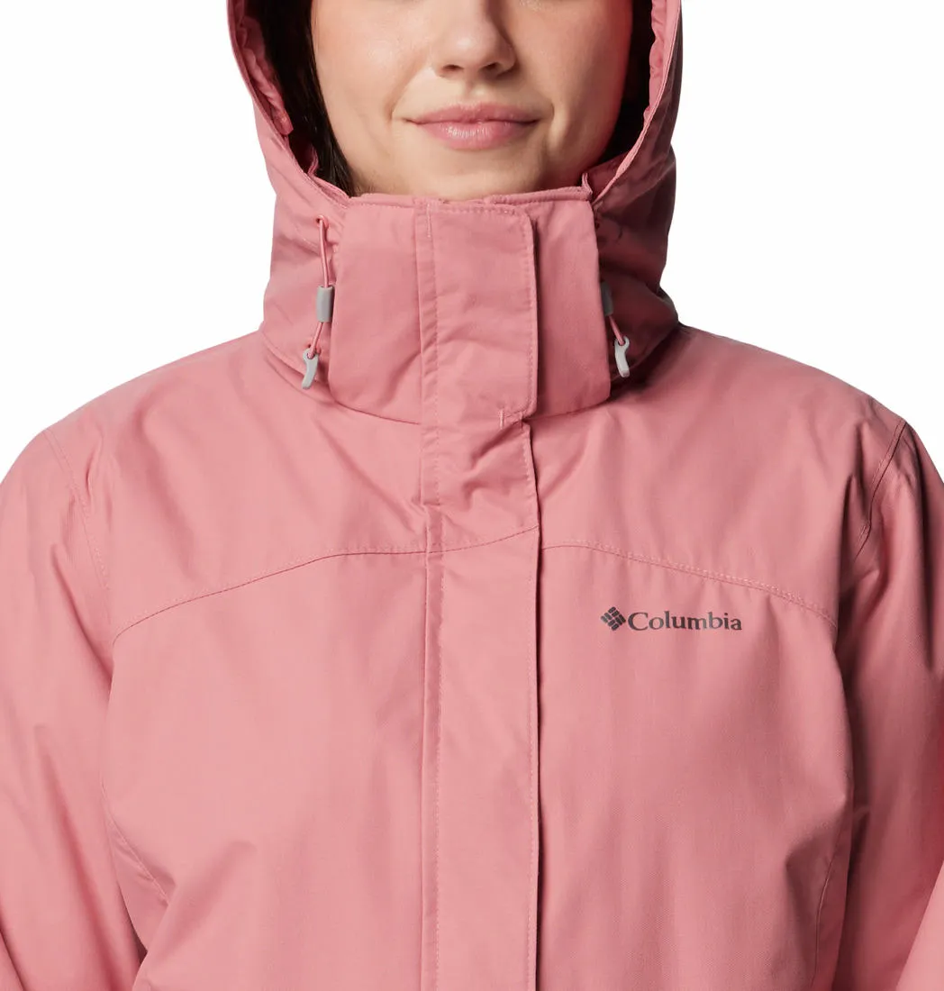Columbia Women Red Omni-Heat Reflective Bugaboo III Inetrchangeable Jacket