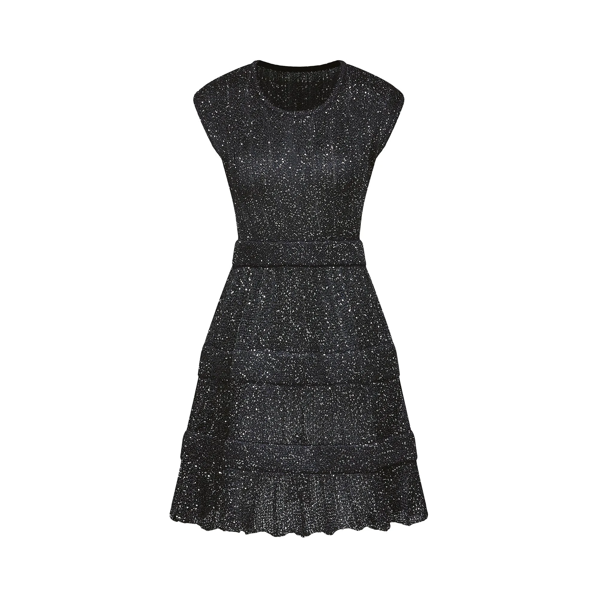 Cordelia sequin-embellished tiered mini dress Gloria Lanvin