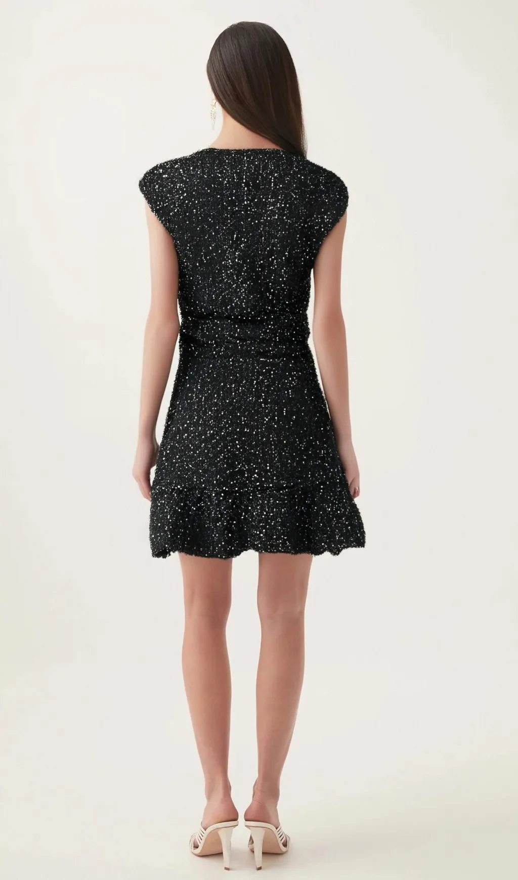 Cordelia sequin-embellished tiered mini dress Gloria Lanvin