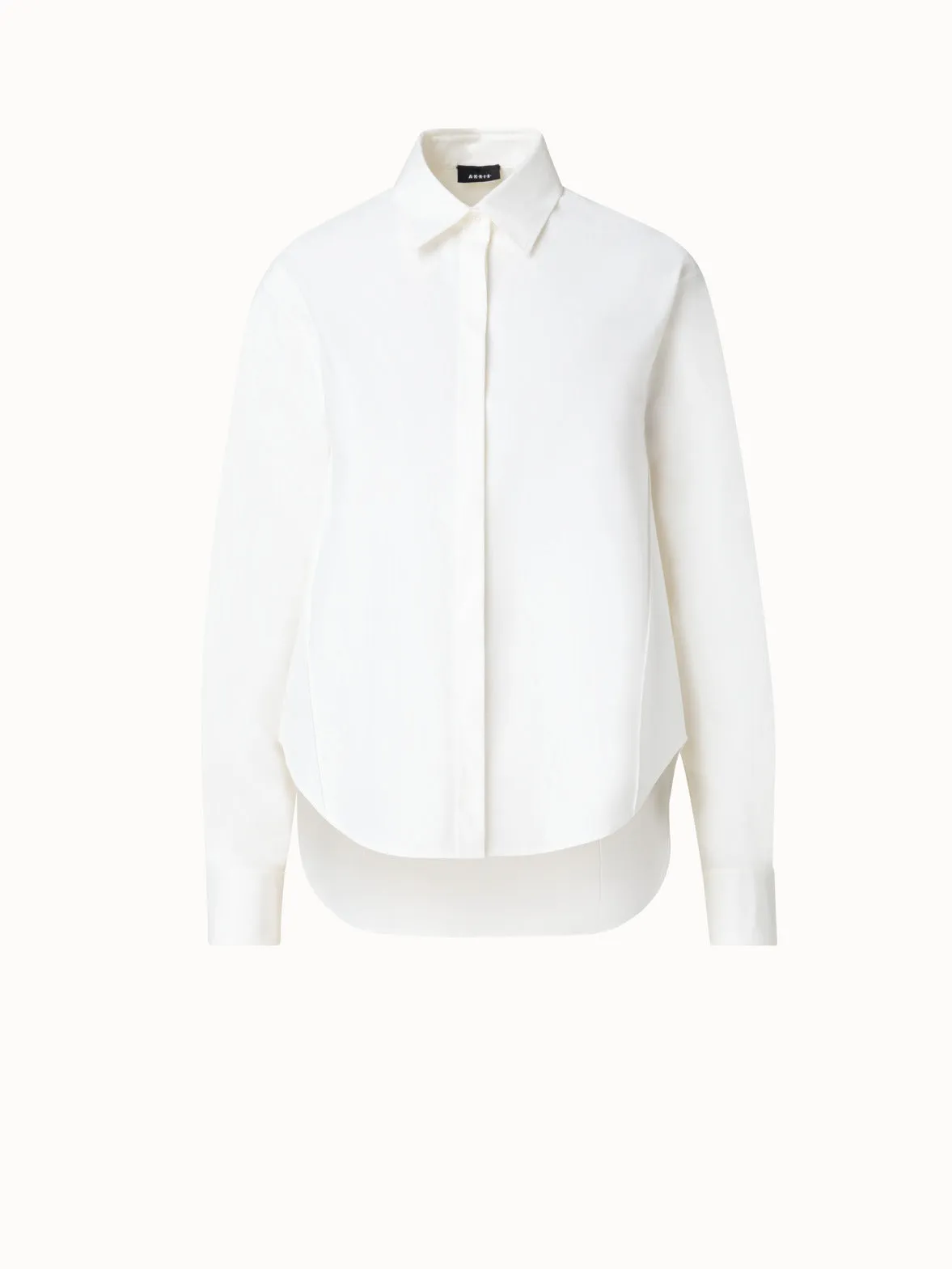 Cotton-Gabardine Blouse Akris