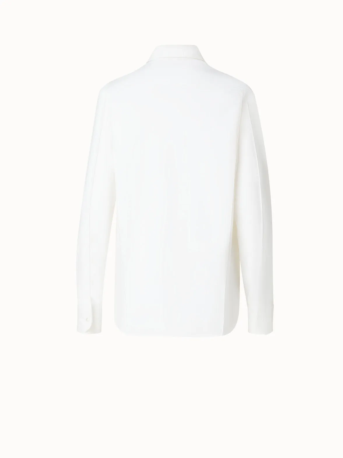 Cotton-Gabardine Blouse Akris