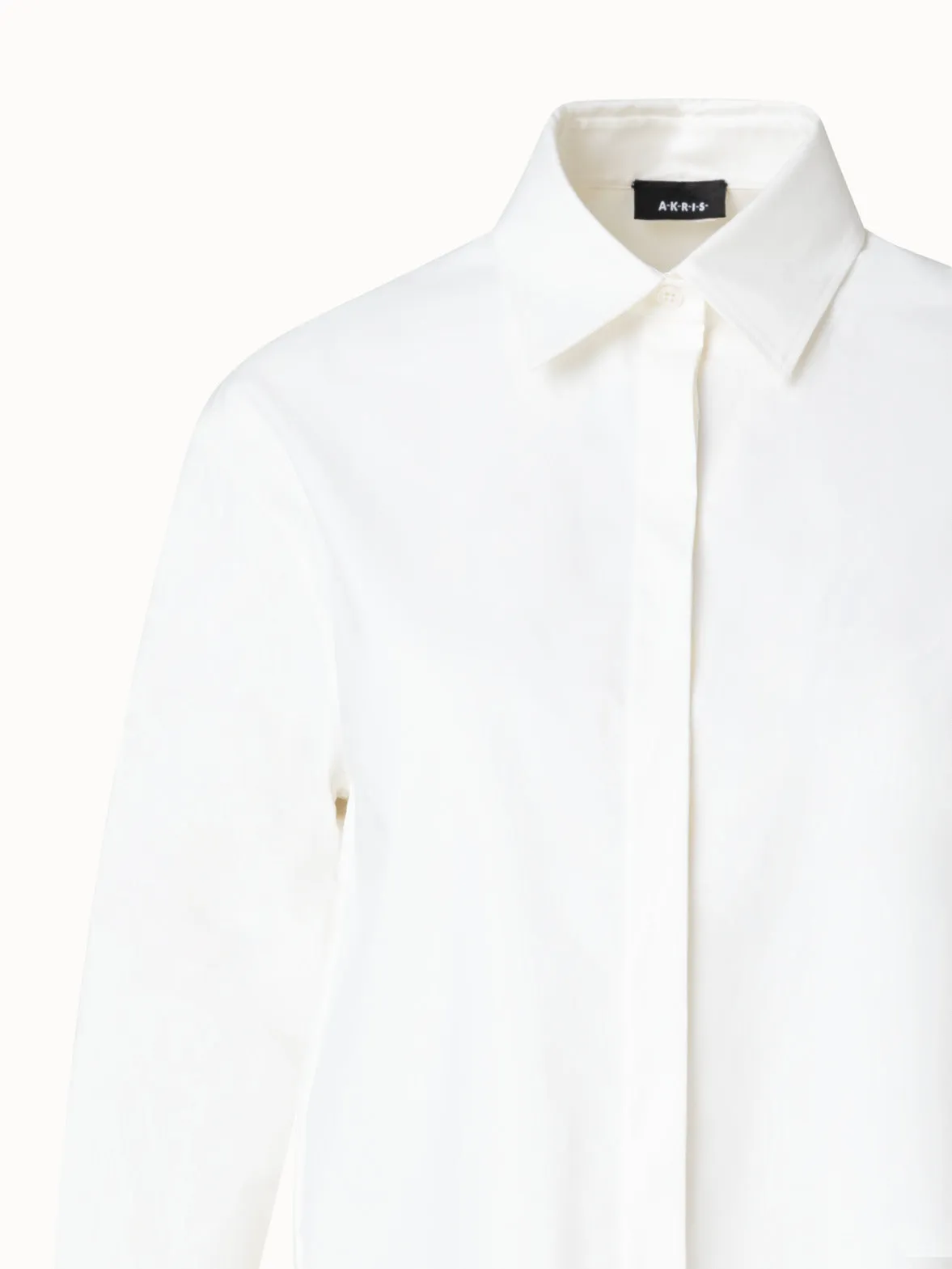 Cotton-Gabardine Blouse Akris