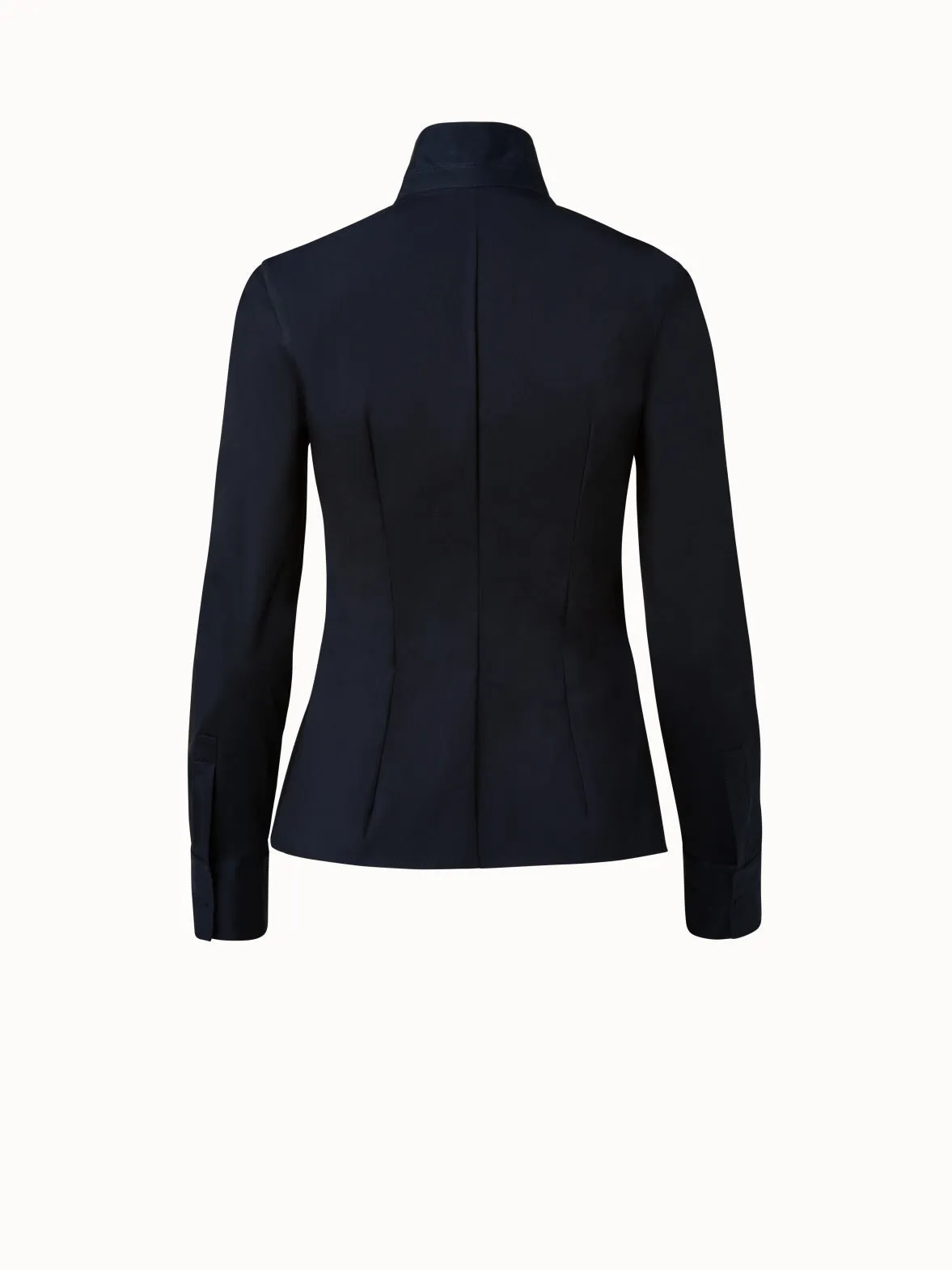 Cotton Stretch Blouse Akris