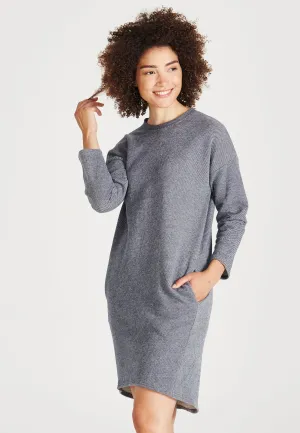 Cotton sweat dress HELEN - Blue Givn Berlin