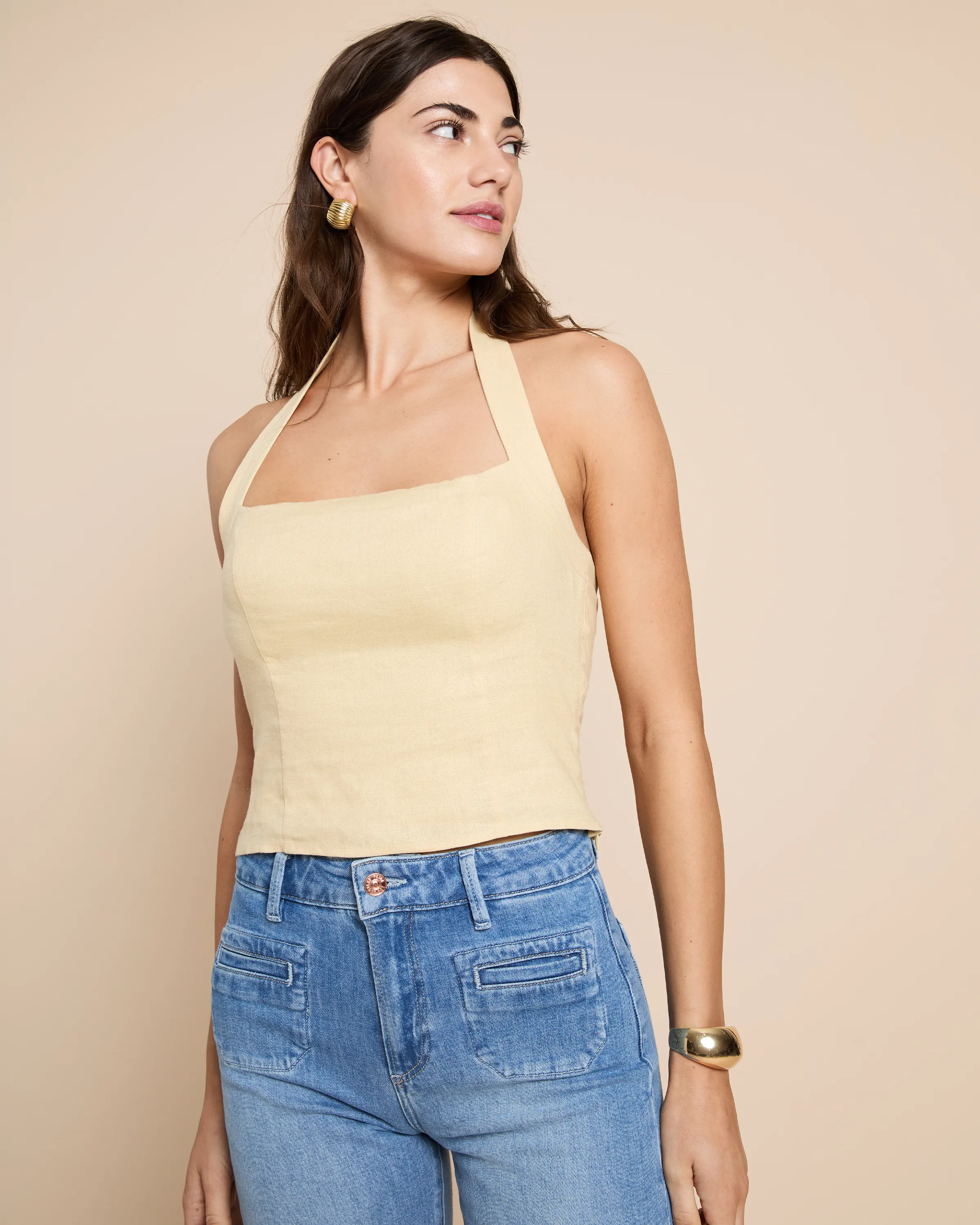 Dixie Linen Top