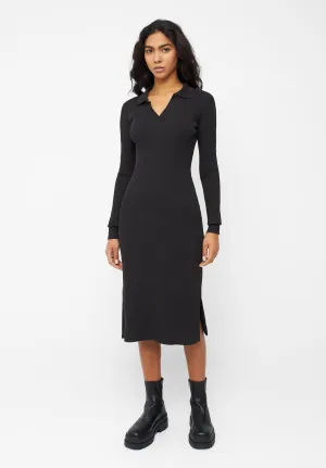 Dress ALEJA organic cotton - Black (Rib) Givn Berlin