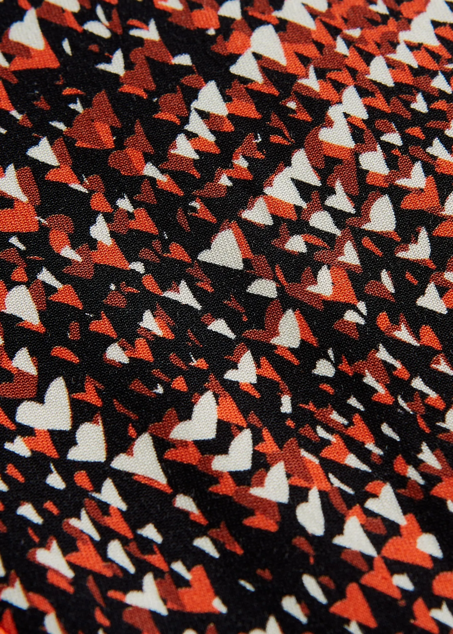 Dress FREYA from LENZING™ ECOVERO™ - Black / Orange (Hearts) Givn Berlin