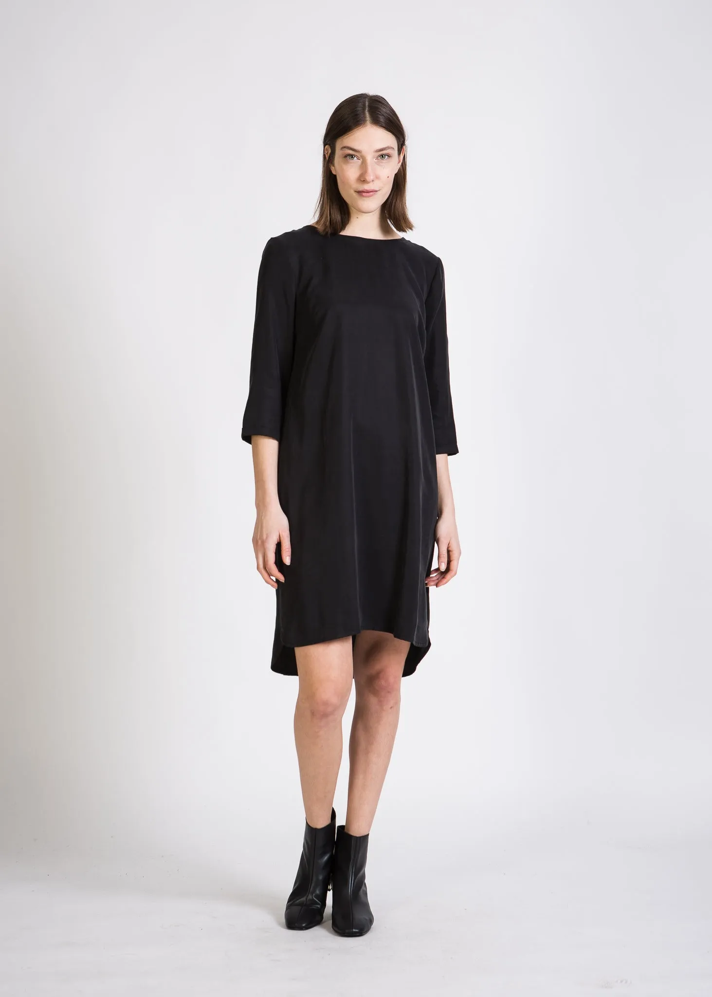 Dress FREYA in TENCEL™ Lyocell - Black (Tencel) Givn Berlin