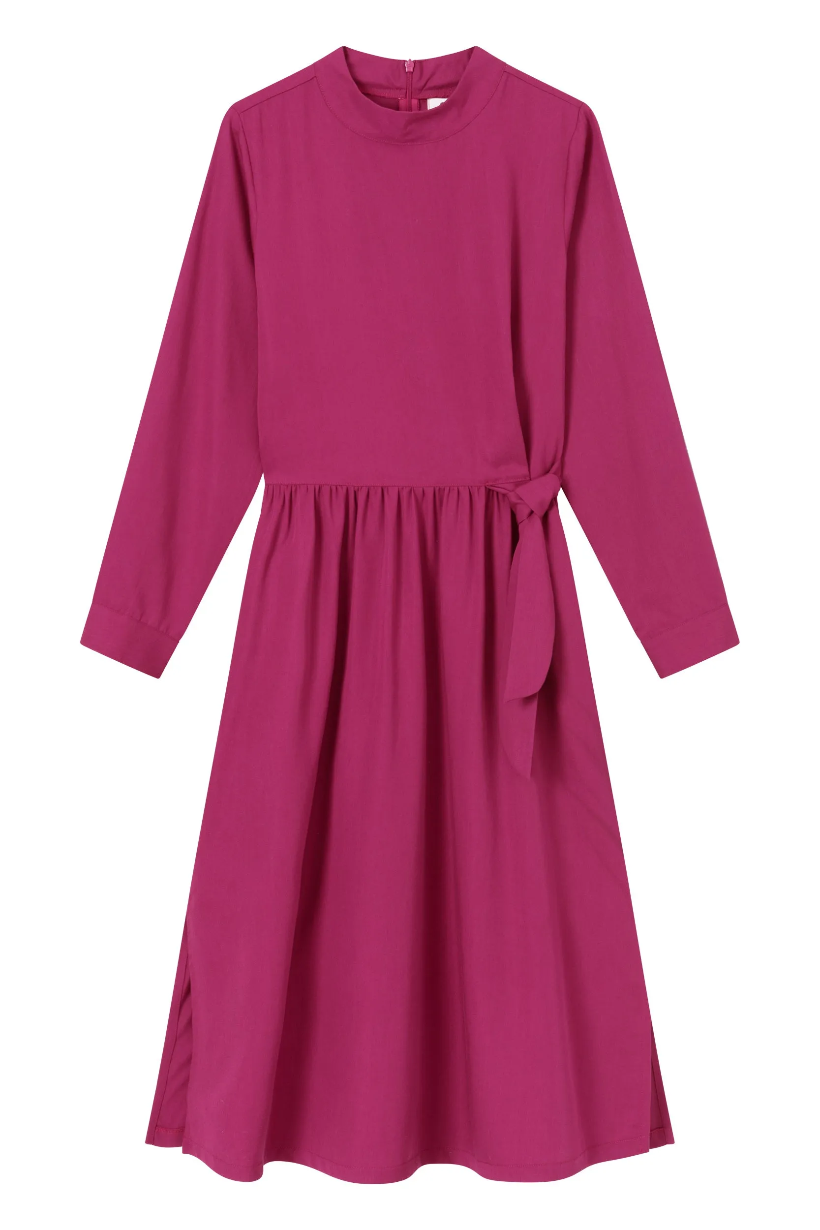 Dress INDIRA in TENCEL™ REFIBRA™ Lyocell - Dark Pink (Refibra) Givn Berlin
