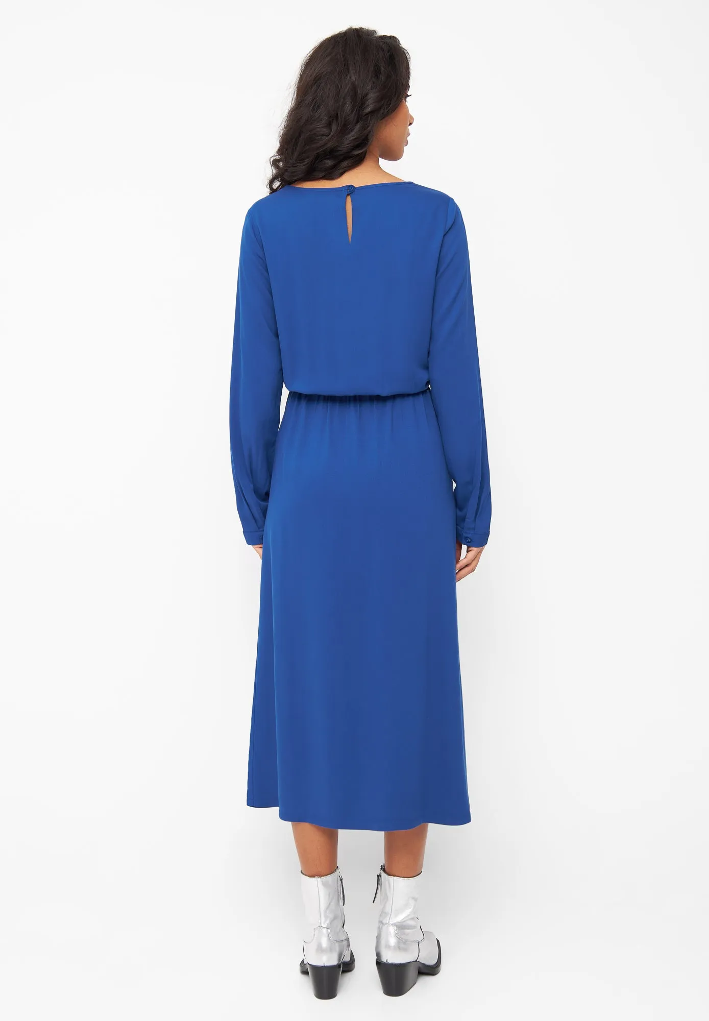 Dress MINDY from LENZING™ ECOVERO™ - Deep Blue Givn Berlin