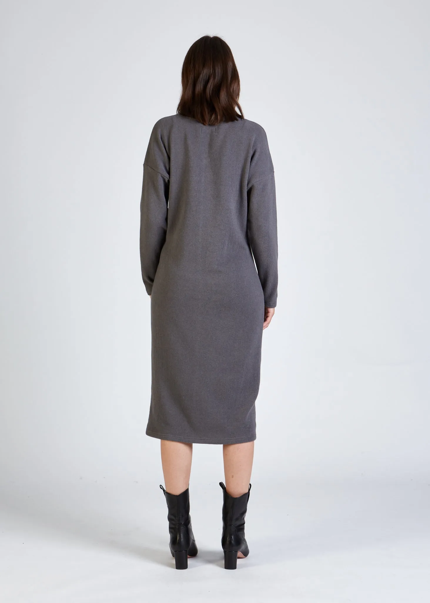 Dress SANDRA recycled cotton - Grey Givn Berlin
