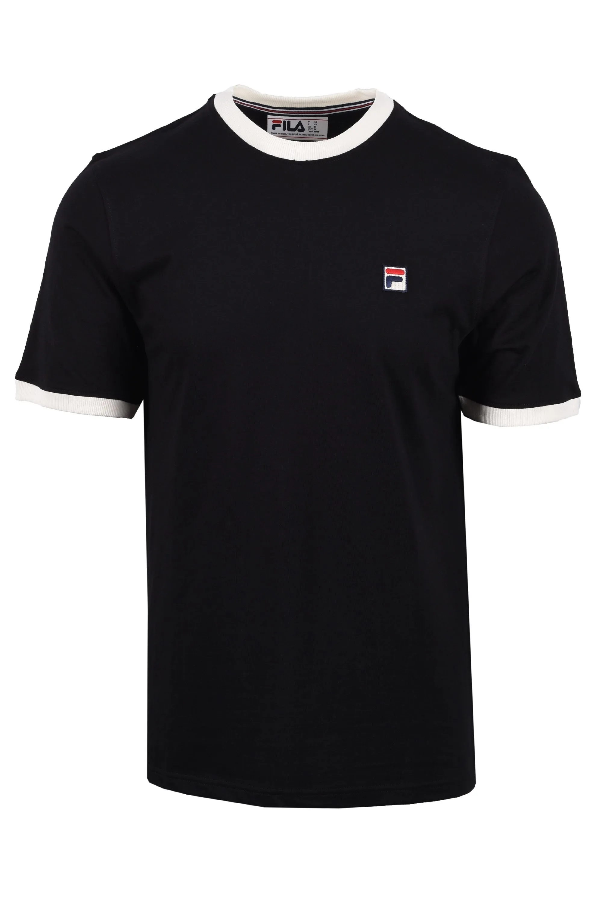 Fila Marconi Essential Ringer Tee Black/Gardenia