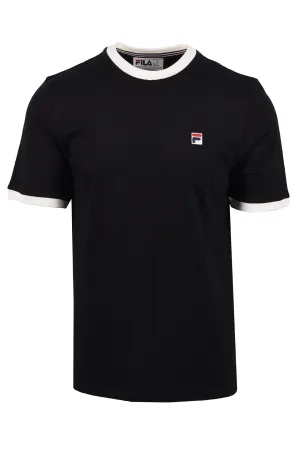 Fila Marconi Essential Ringer Tee Black/Gardenia