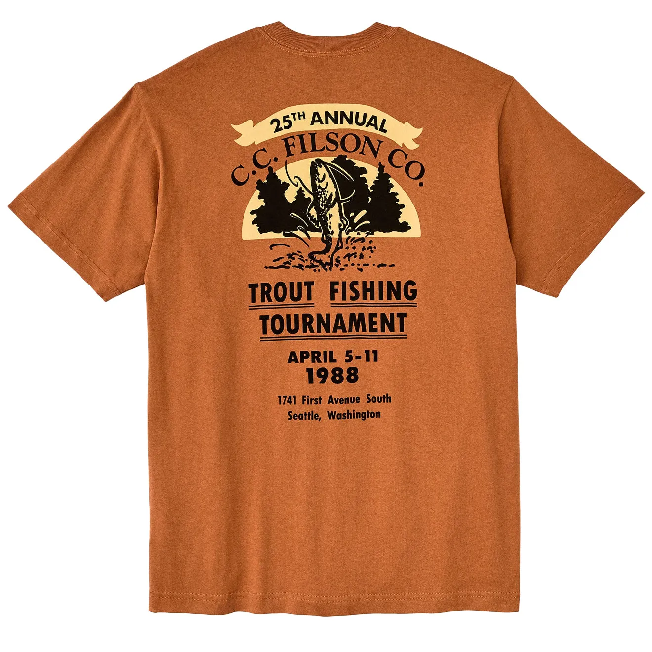 Filson S/S Frontier Graphic T-Shirt Bourbon / Tournament