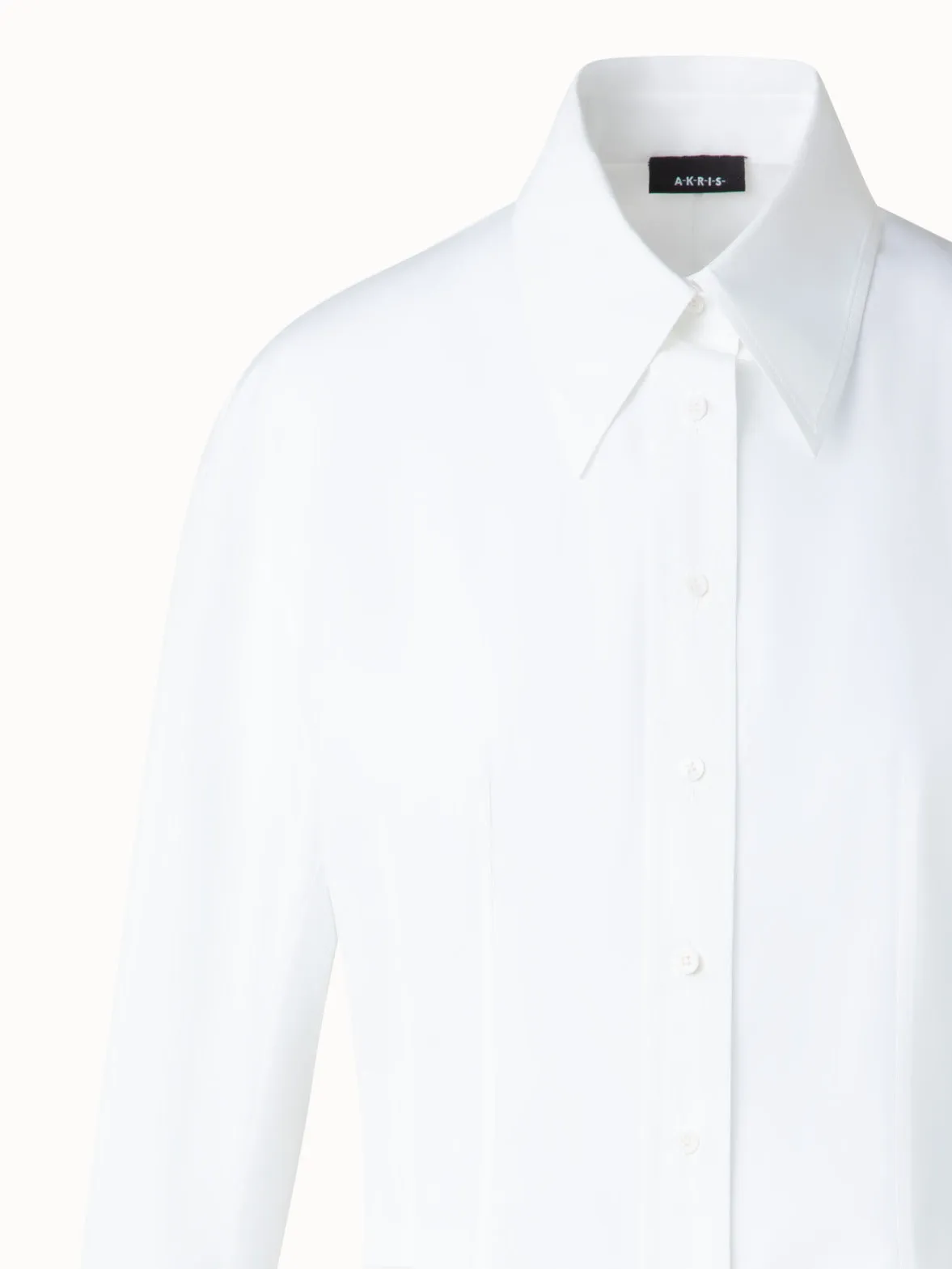 Fitted Cotton Blouse Akris