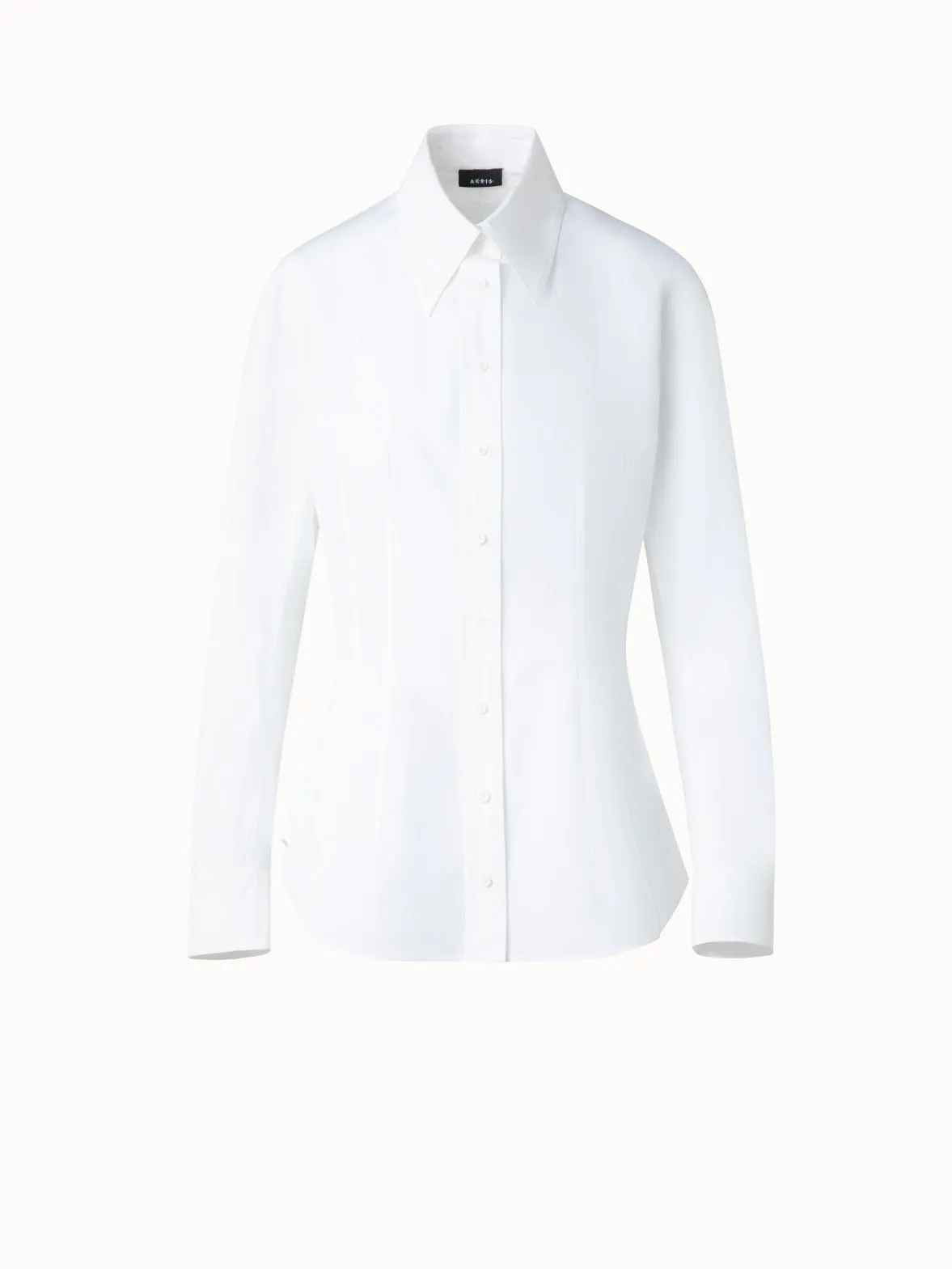 Fitted Cotton Blouse Akris