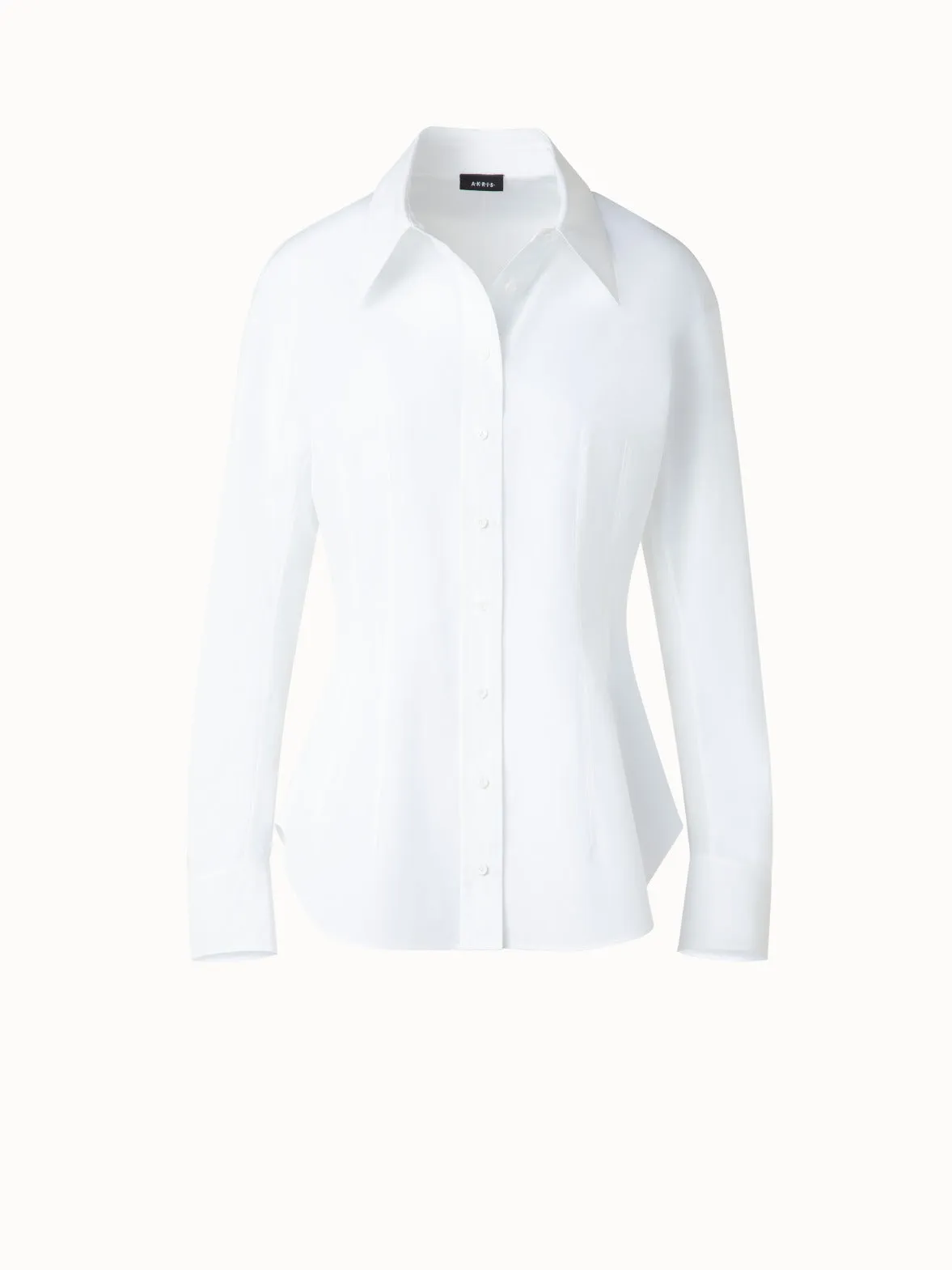 Fitted Cotton Blouse Akris