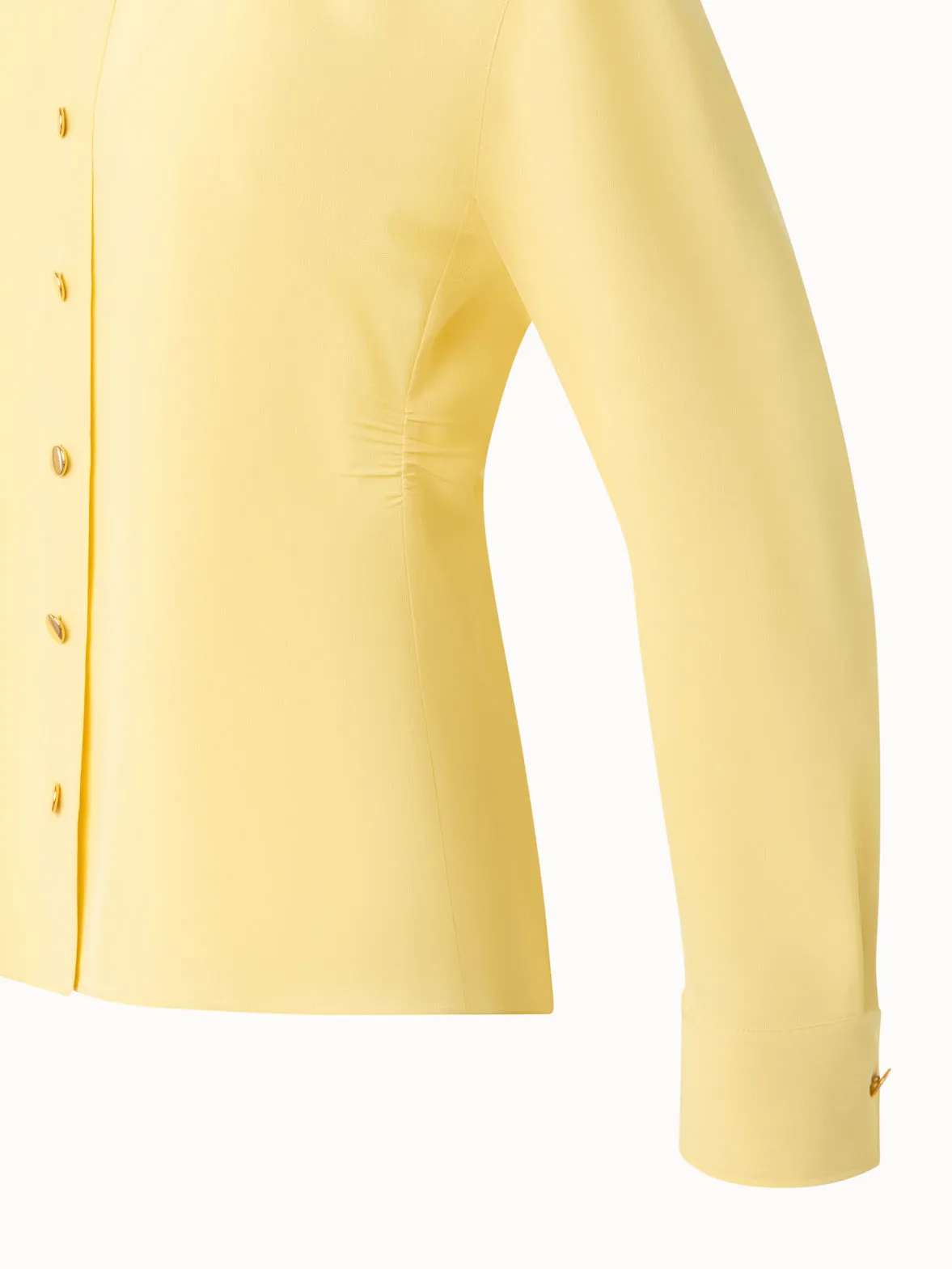 Fitted Silk Blouse Akris