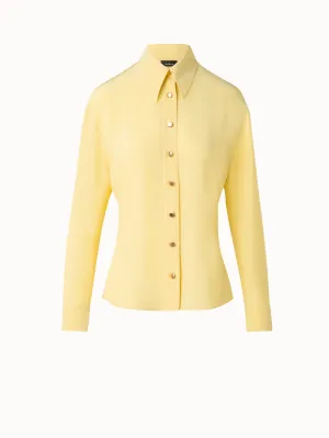 Fitted Silk Blouse Akris