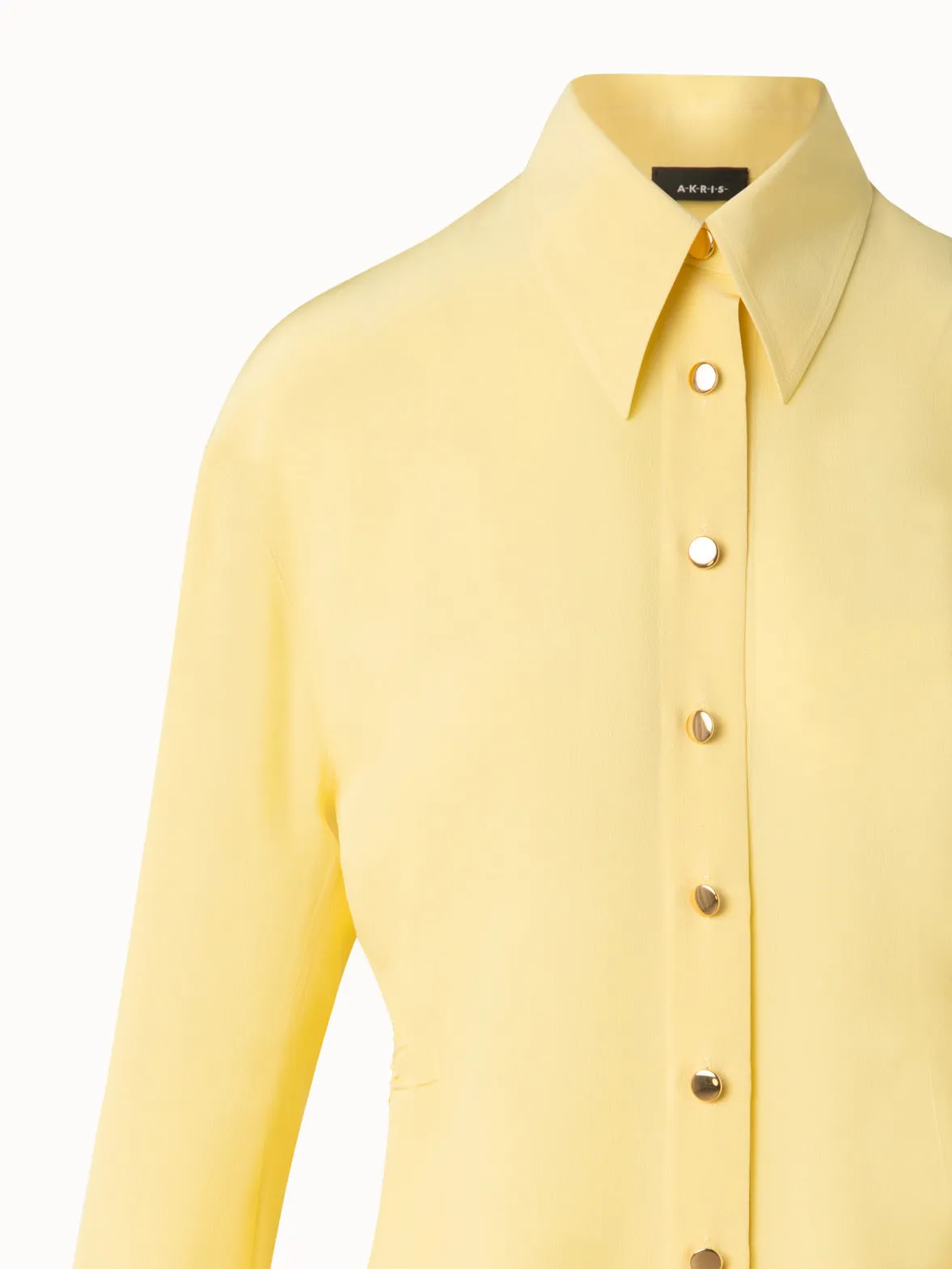 Fitted Silk Blouse Akris