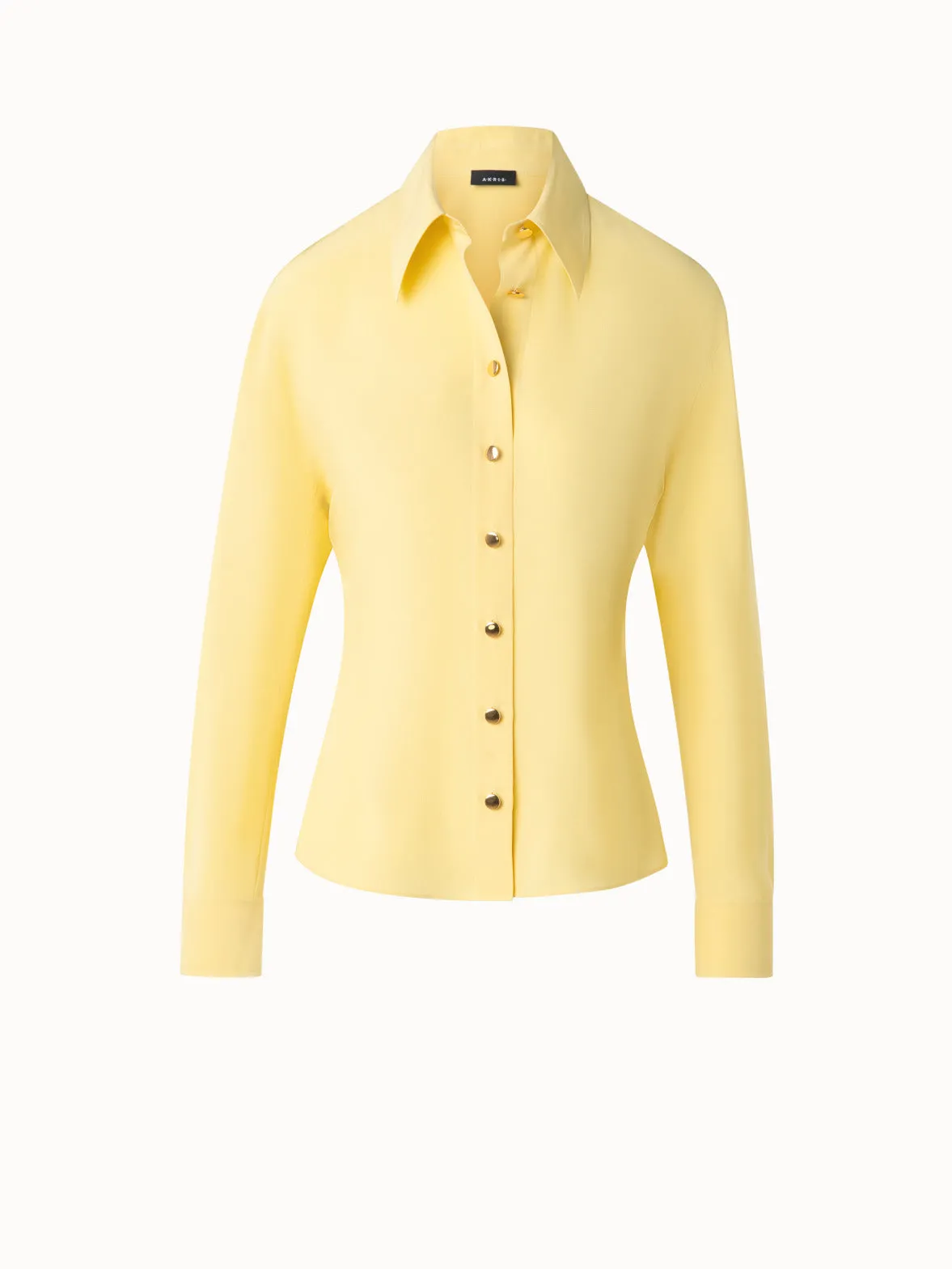 Fitted Silk Blouse Akris