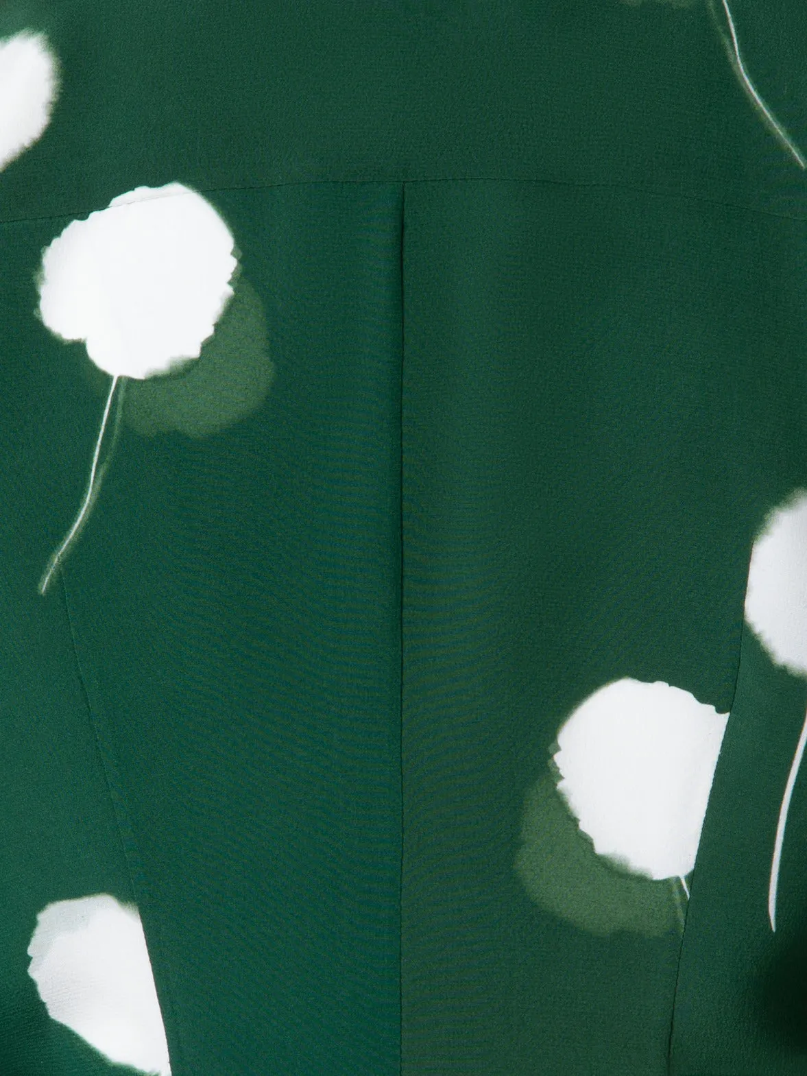 Fitted Silk Blouse with Dandelion Print Akris
