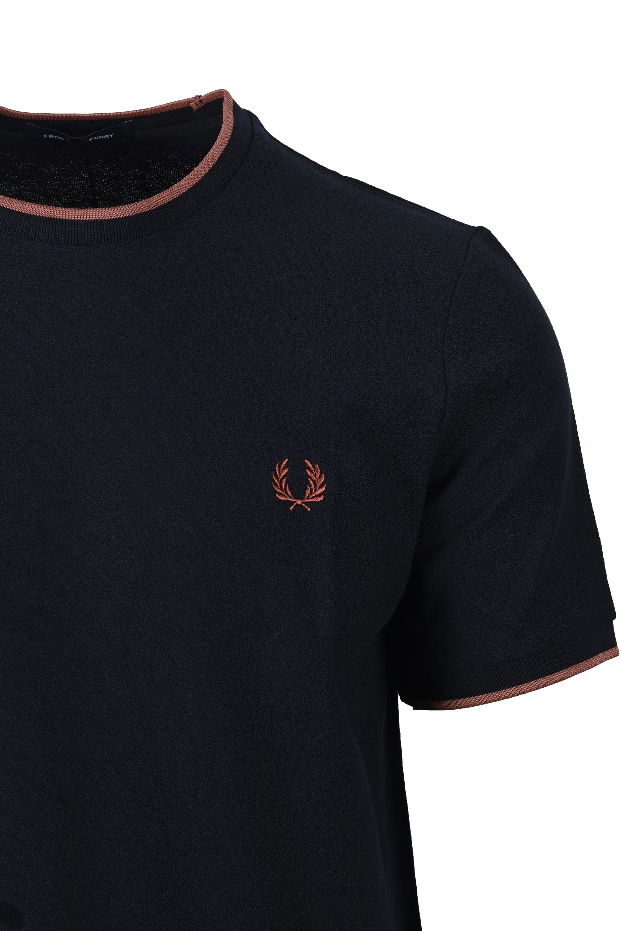 Fred Perry Crepe Pique T-shirt Navy