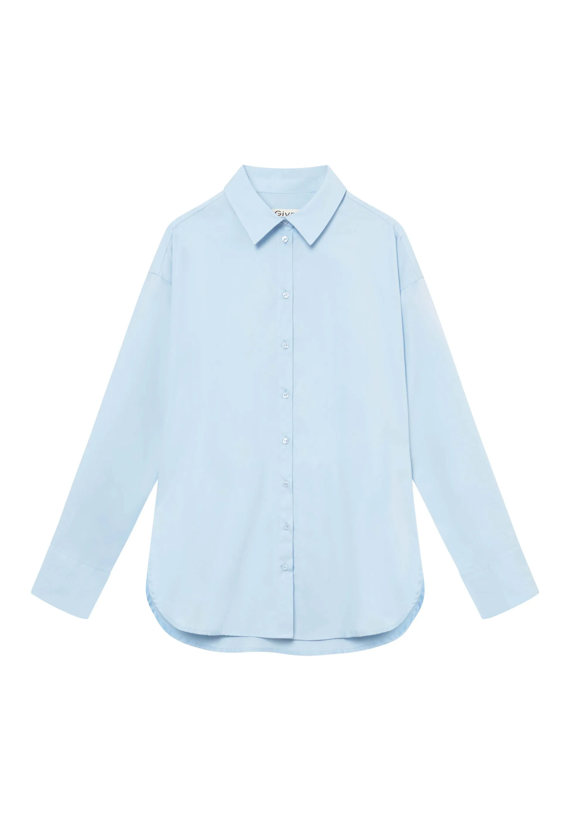 GBCOSIMA loose fit blouse in organic cotton - Ice Blue Givn Berlin