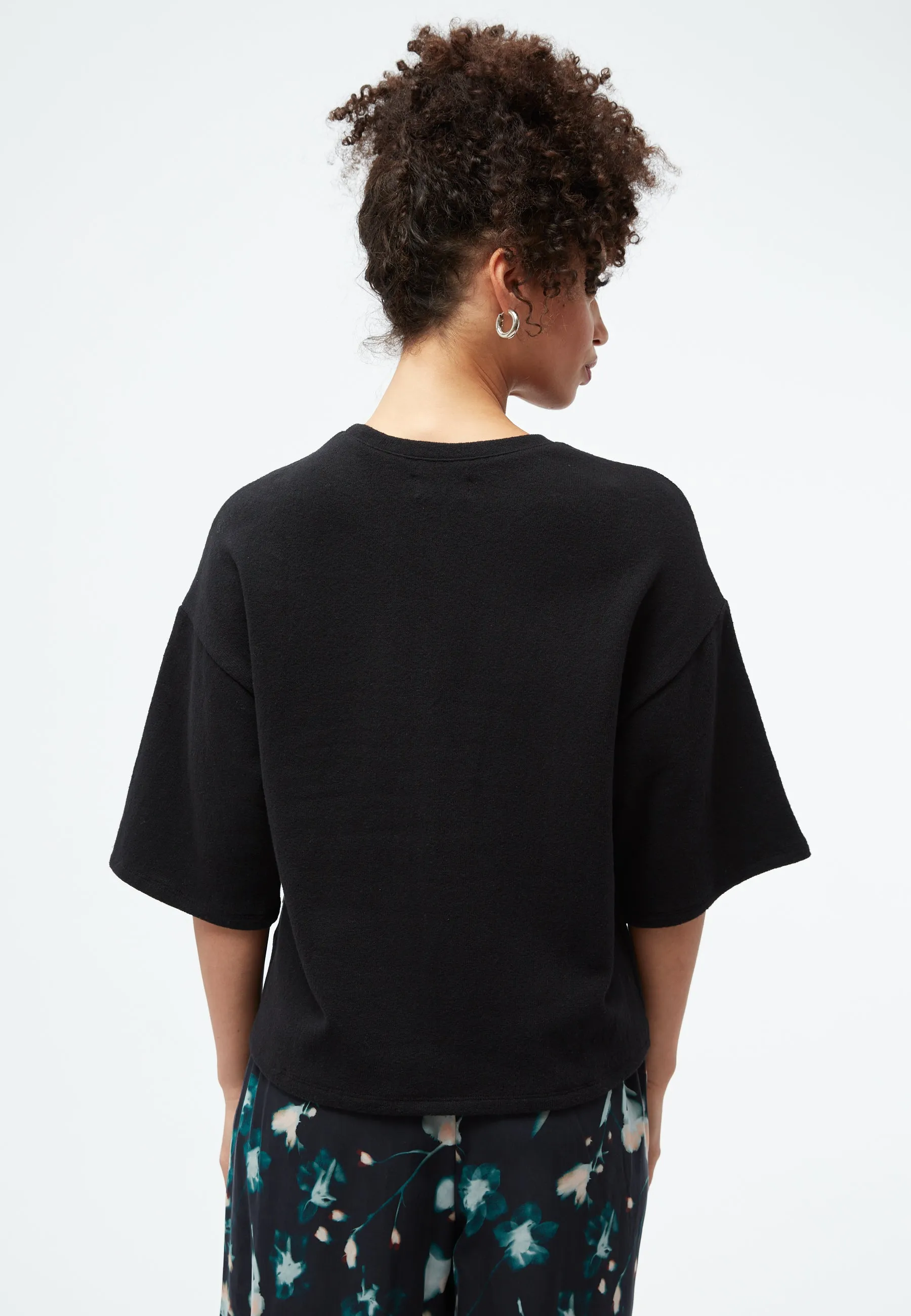 GBSELMA sweater made from recycled cotton - Black Givn Berlin