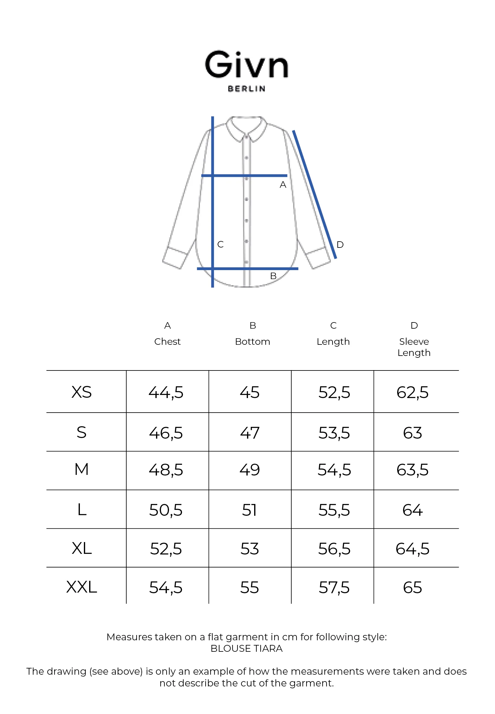 GBTIARA blouse from LENZING™ ECOVERO™ - Blue / Light Pink Givn Berlin