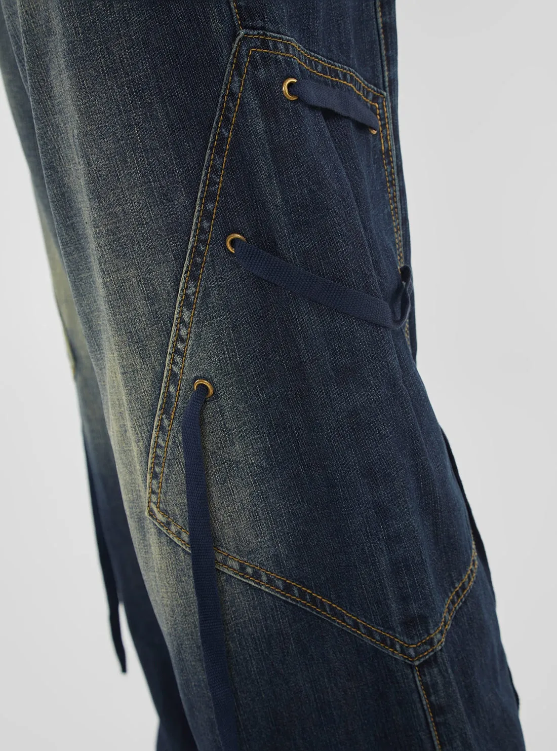 Guess Originals Grey Cargo Denim Jeans Guess