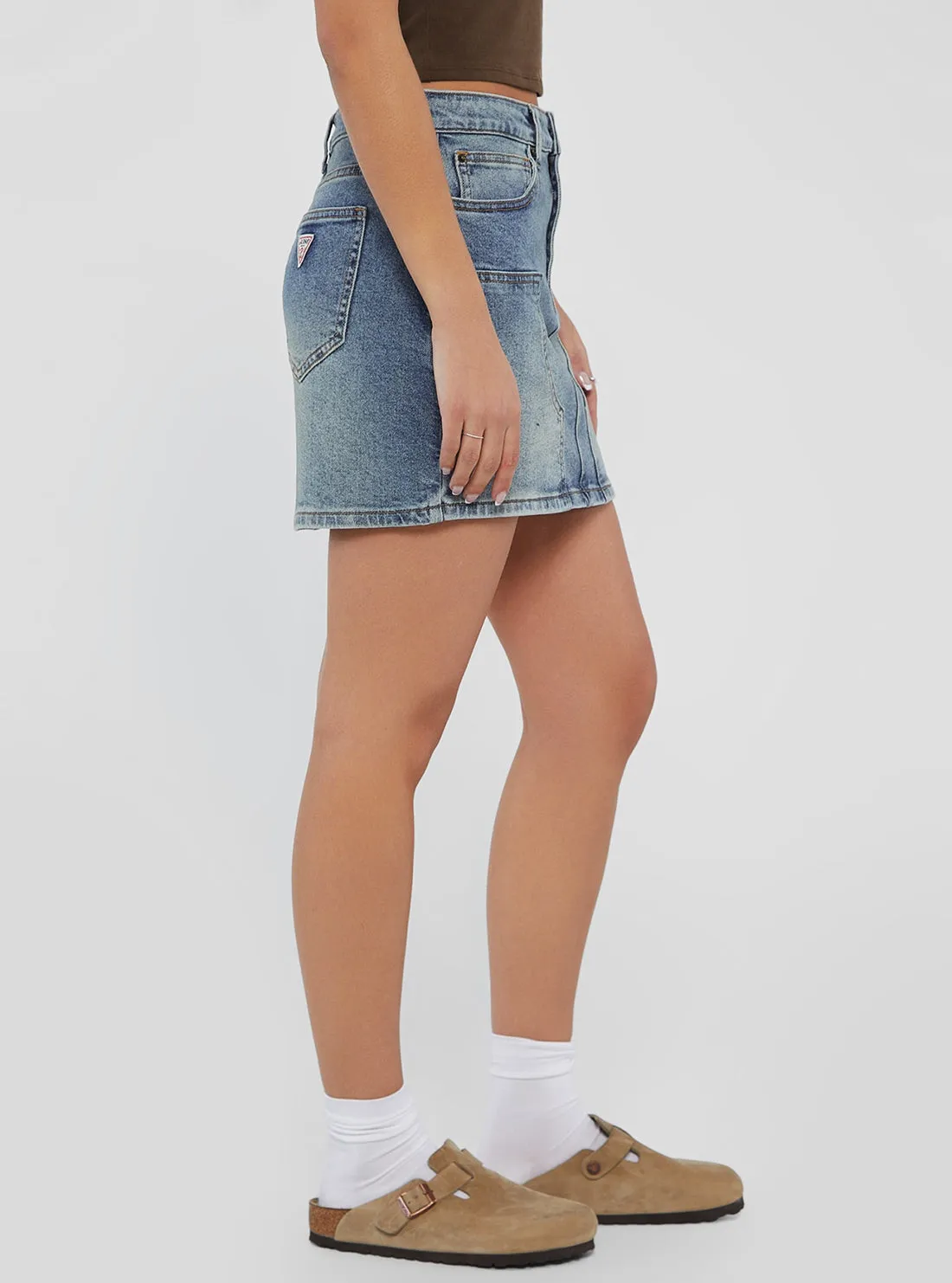 Guess Originals Panel Denim Mini Skirt Guess
