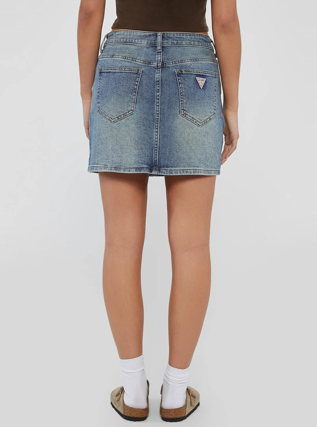 Guess Originals Panel Denim Mini Skirt Guess