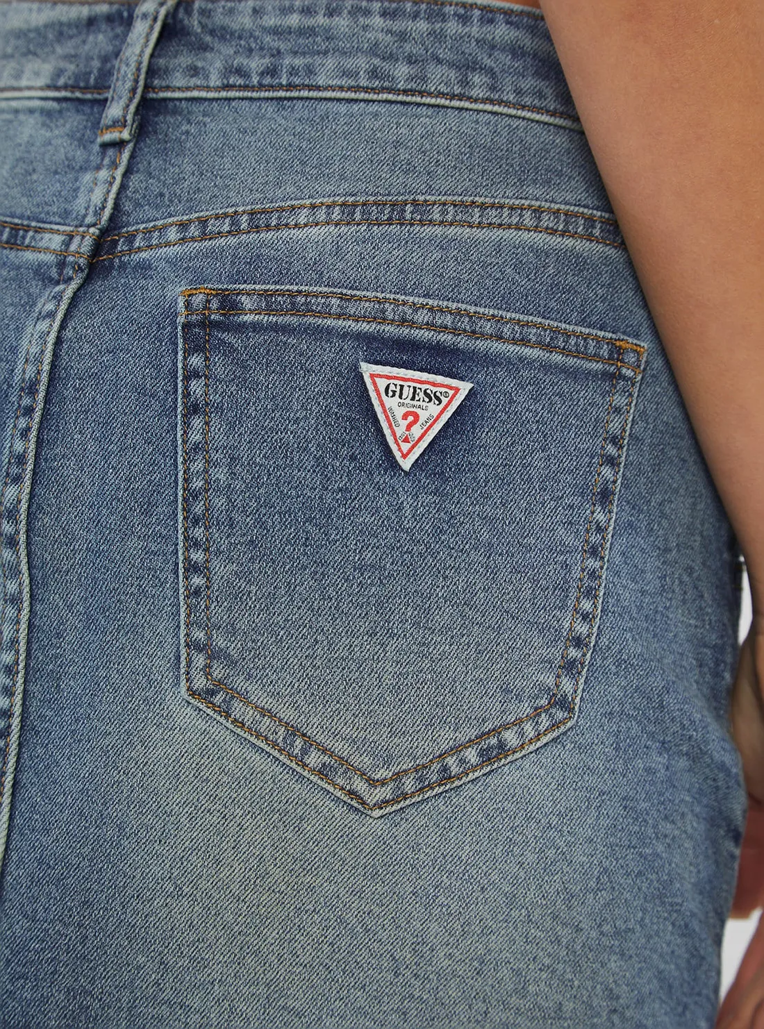 Guess Originals Panel Denim Mini Skirt Guess