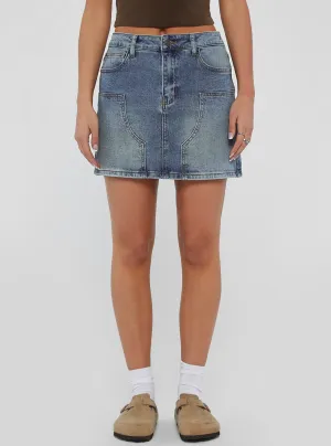 Guess Originals Panel Denim Mini Skirt Guess
