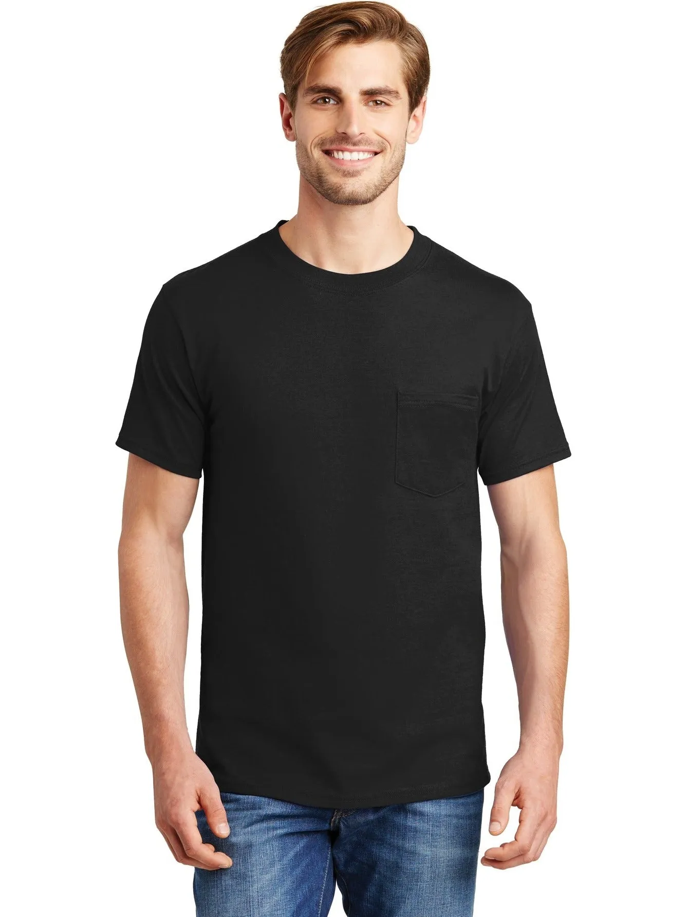 Hanes Beefy T-Shirt with Pocket