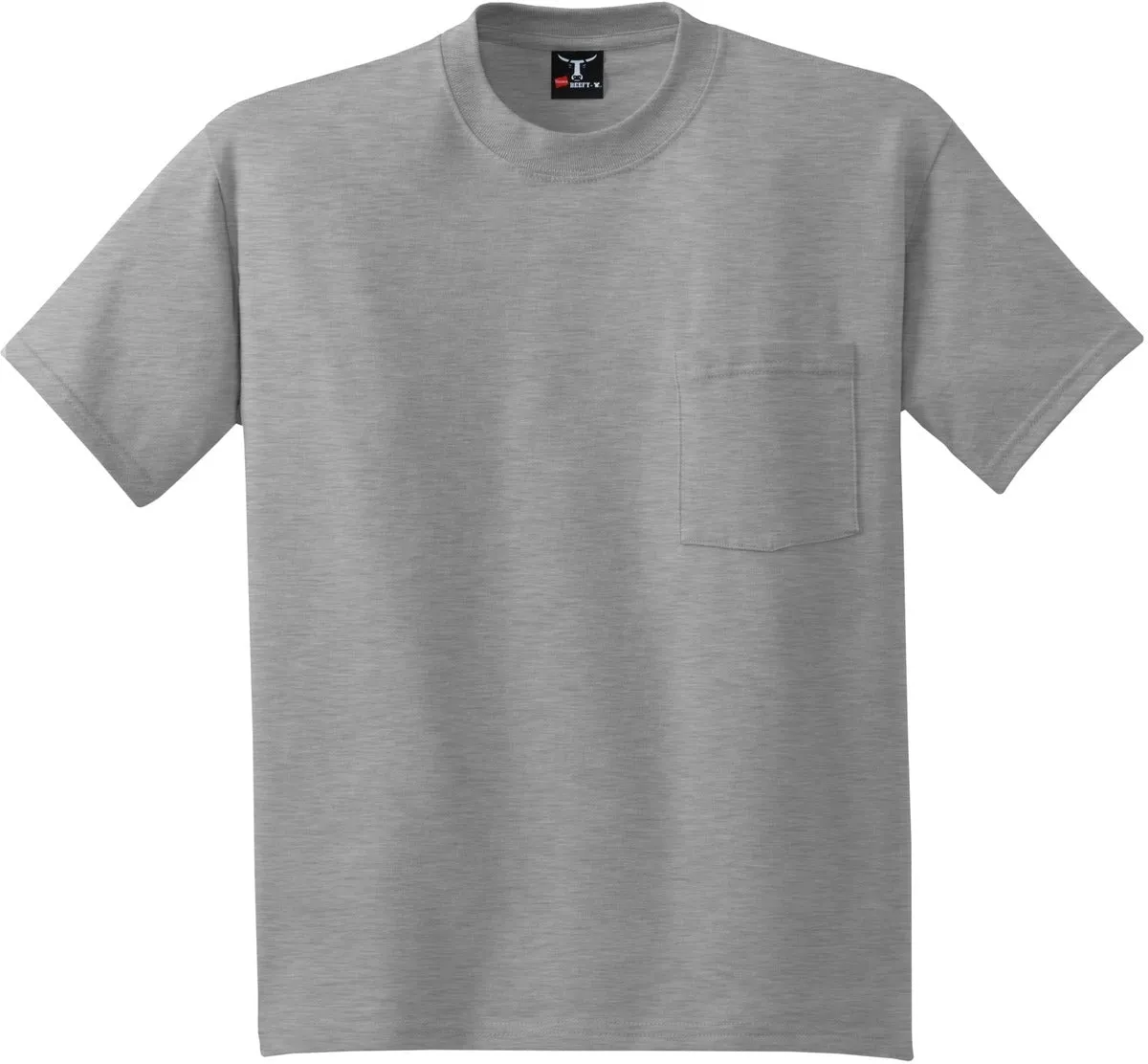 Hanes Beefy T-Shirt with Pocket