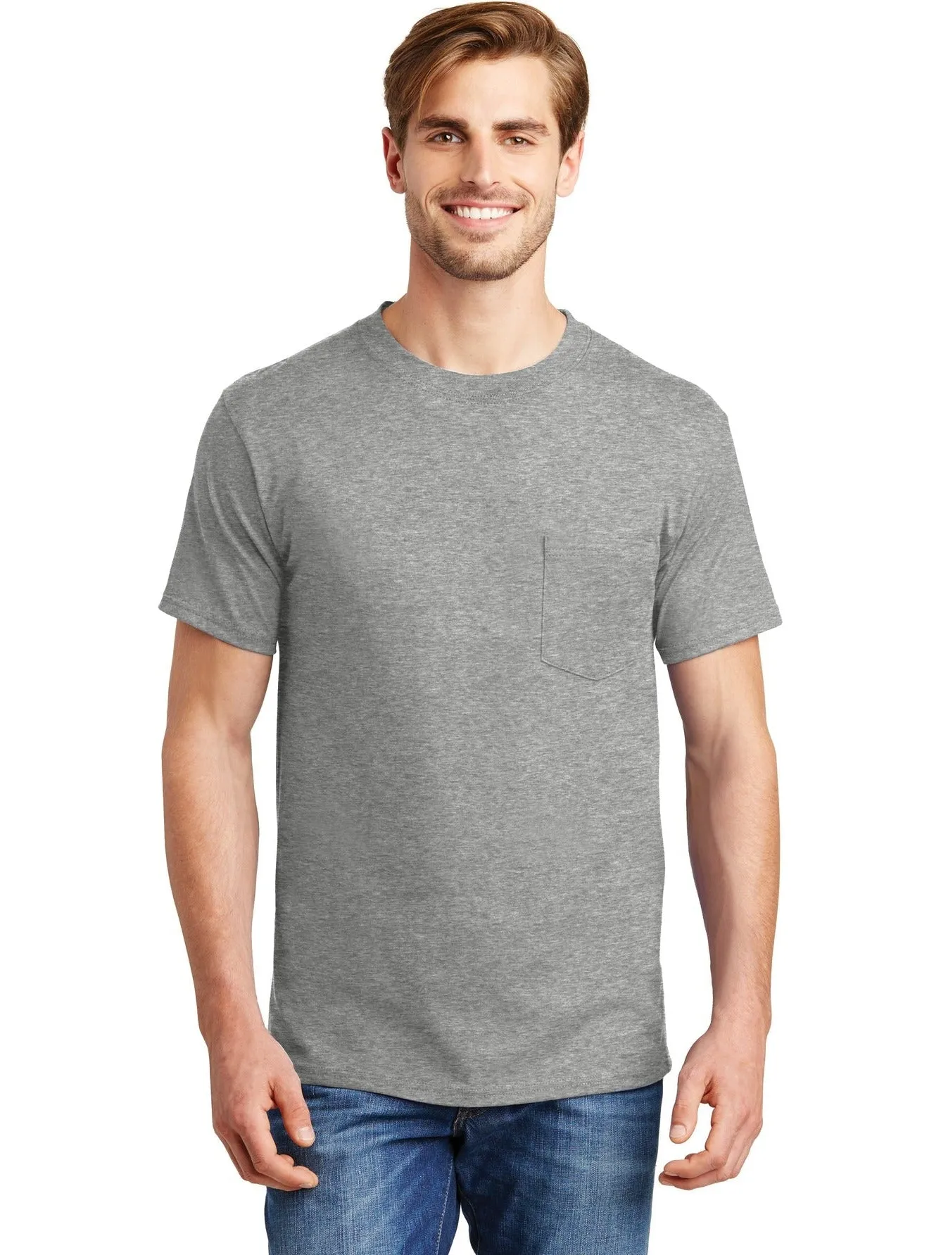 Hanes Beefy T-Shirt with Pocket