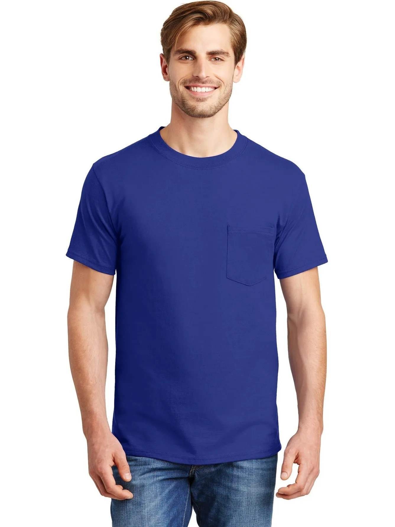 Hanes Beefy T-Shirt with Pocket