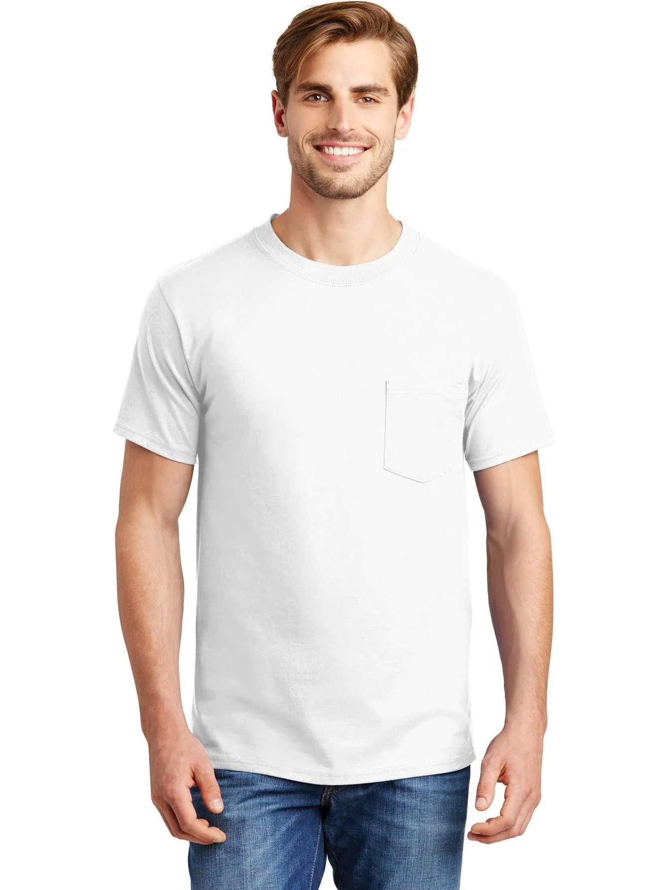 Hanes Beefy T-Shirt with Pocket