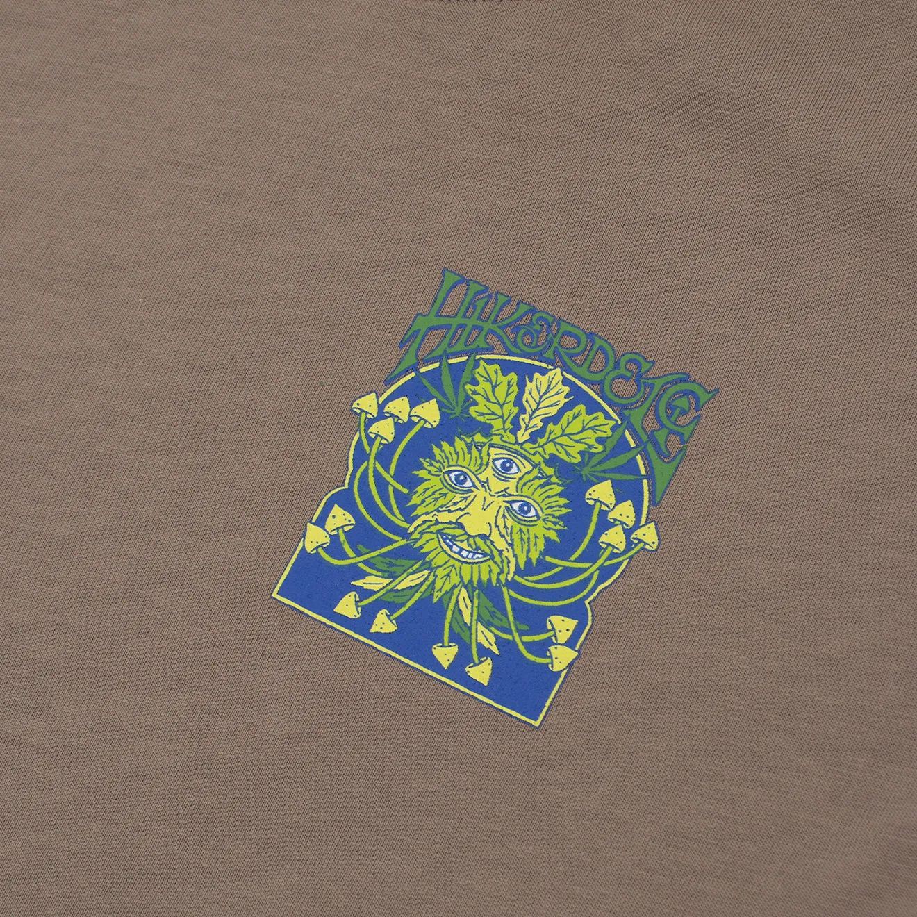 Hikerdelic Green Man SS T-Shirt - Mushroom