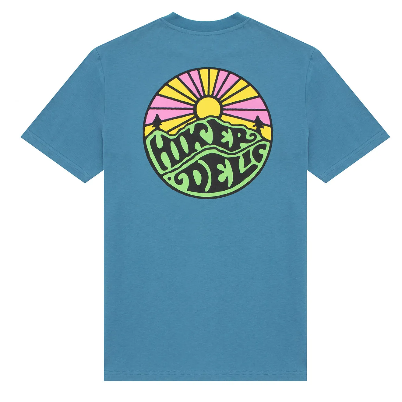 Hikerdelic Original Logo SS T-Shirt Hibiscus